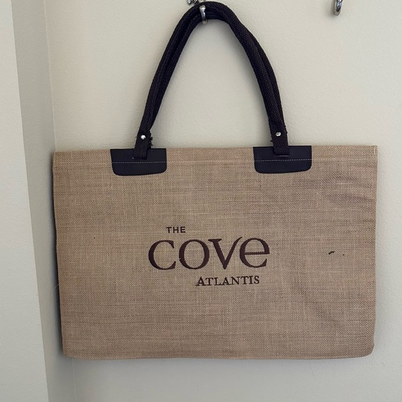 Cove Handbags - Cove Atlantis Burlap Beach Bag Tote
